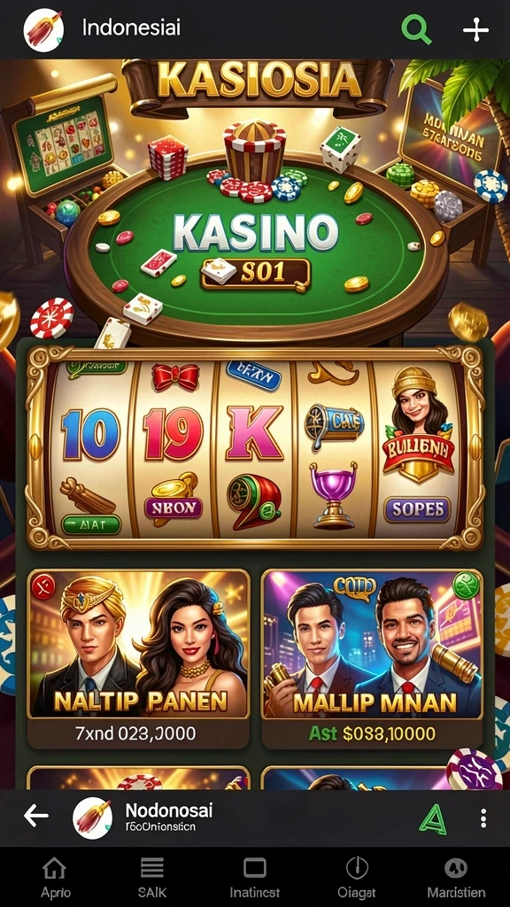 Gambaran karakter unik dalam permainan.
