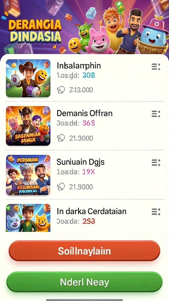 Beragam karakter menarik untuk dipilih di dalam game.