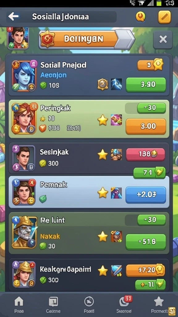 Tampilan awal aplikasi 98TOTO yang menarik.