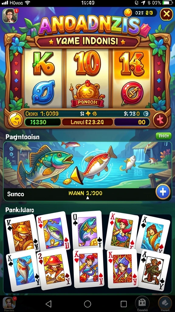 Gameplay interaktif dengan berbagai karakter unik.