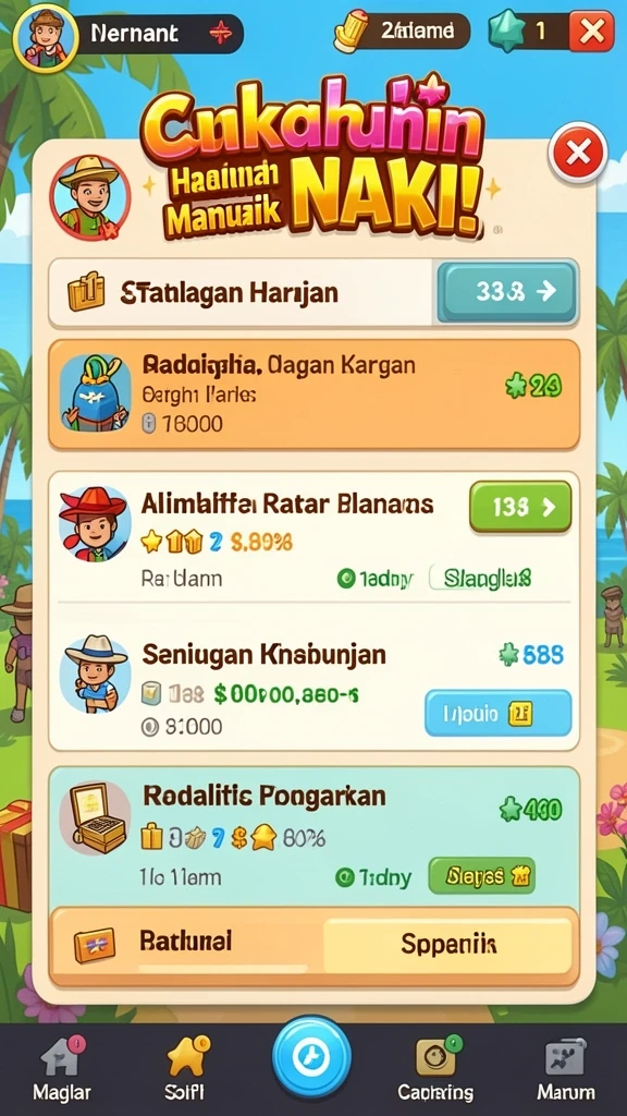 Dapatkan bonus dan promosi menarik setiap minggu.