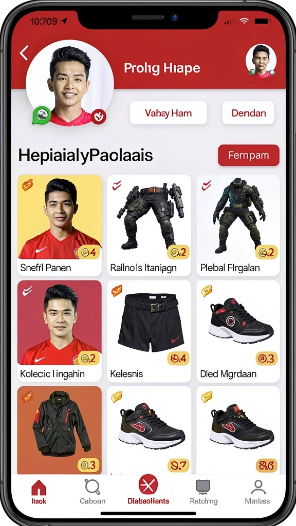 Gambar menunjukkan karakter utama dalam aksi berani.
