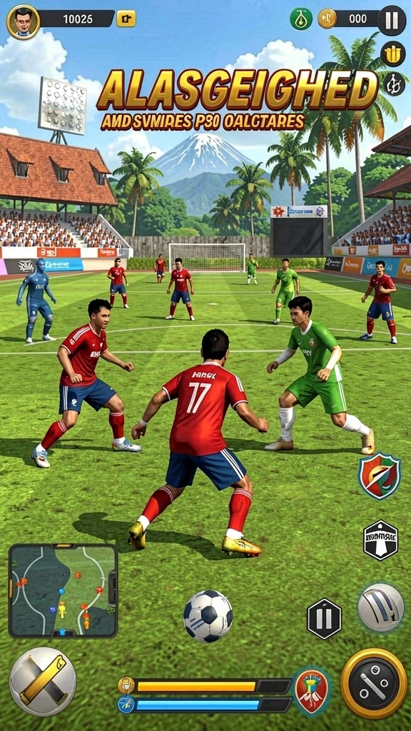 Screenshot menunjukkan pertempuran seru melawan musuh.
