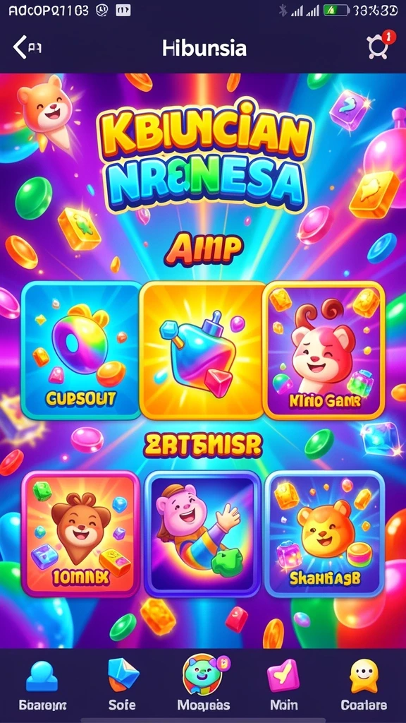 Tampilan antarmuka BINGO101 yang menarik dan interaktif.