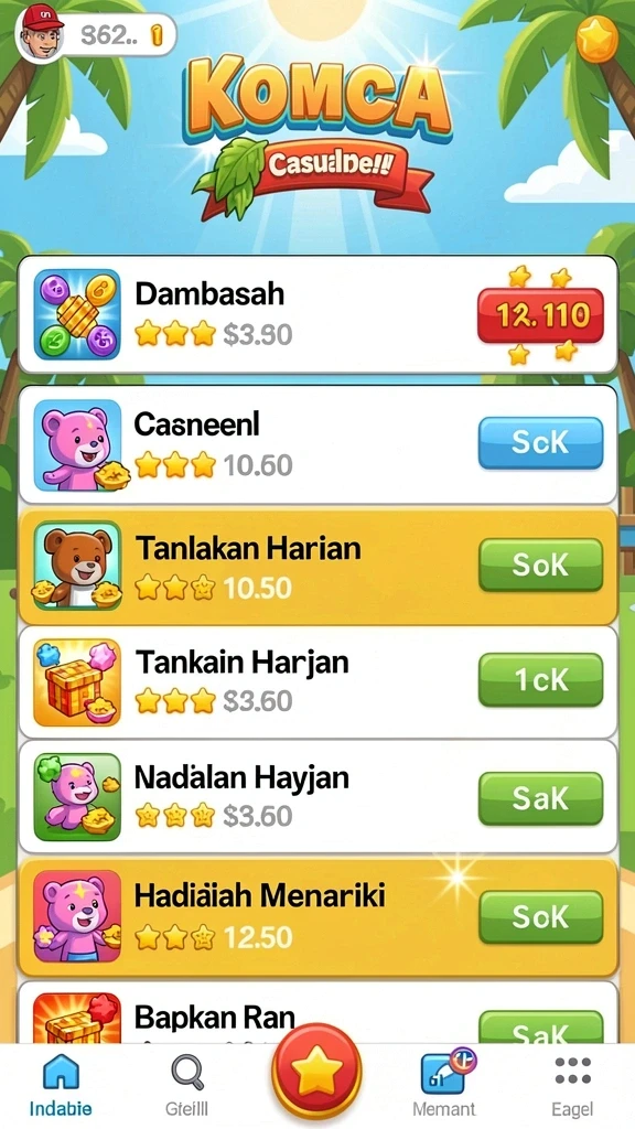 Karakter kustomisasi yang dapat diubah sesuai keinginan.