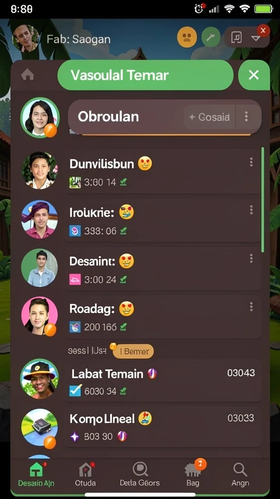 Grafik yang indah dan karakter yang menarik.
