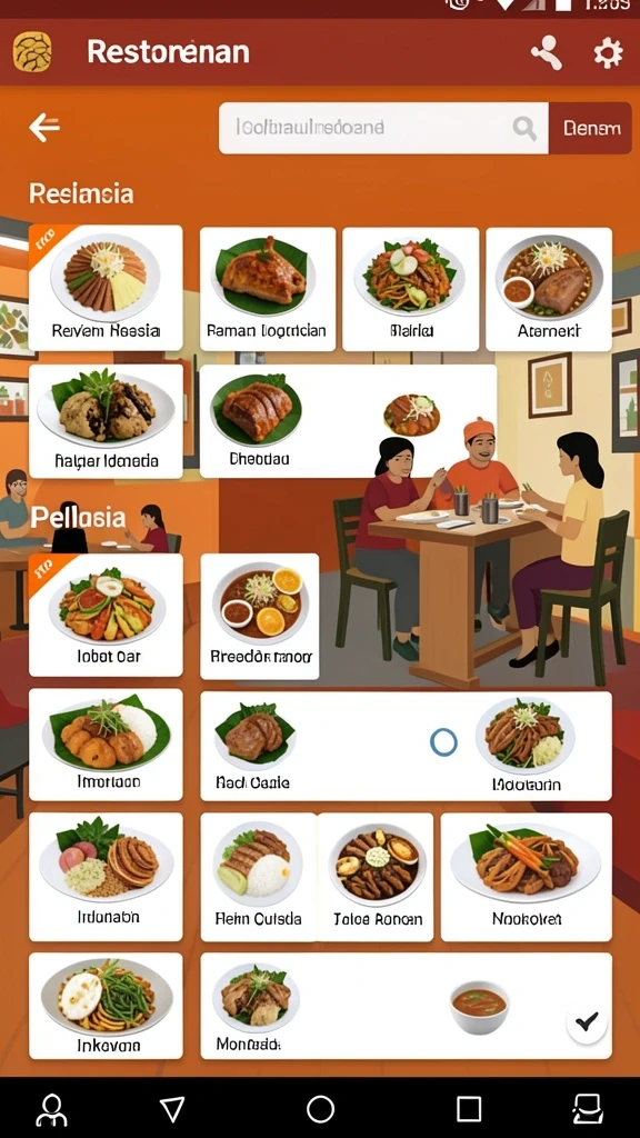 Tampilan antarmuka DORAHOKI yang menarik.