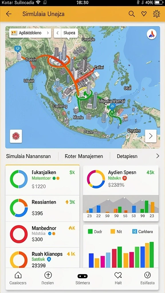 Tampilan grafis yang memukau dan menakjubkan.