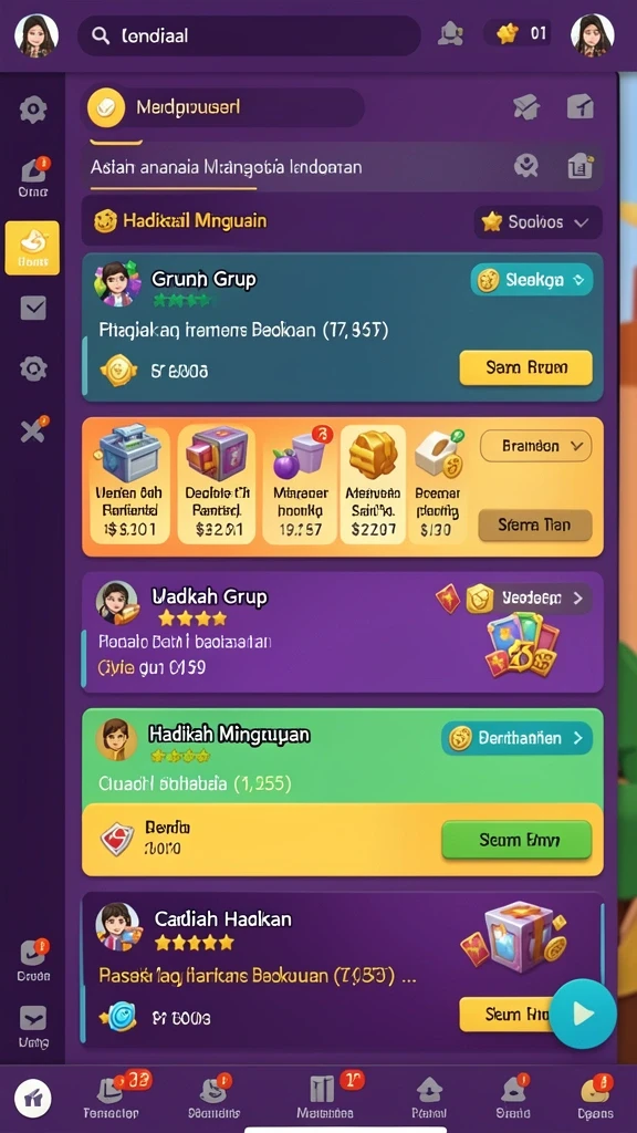 Mode multiplayer yang seru dan kompetitif.