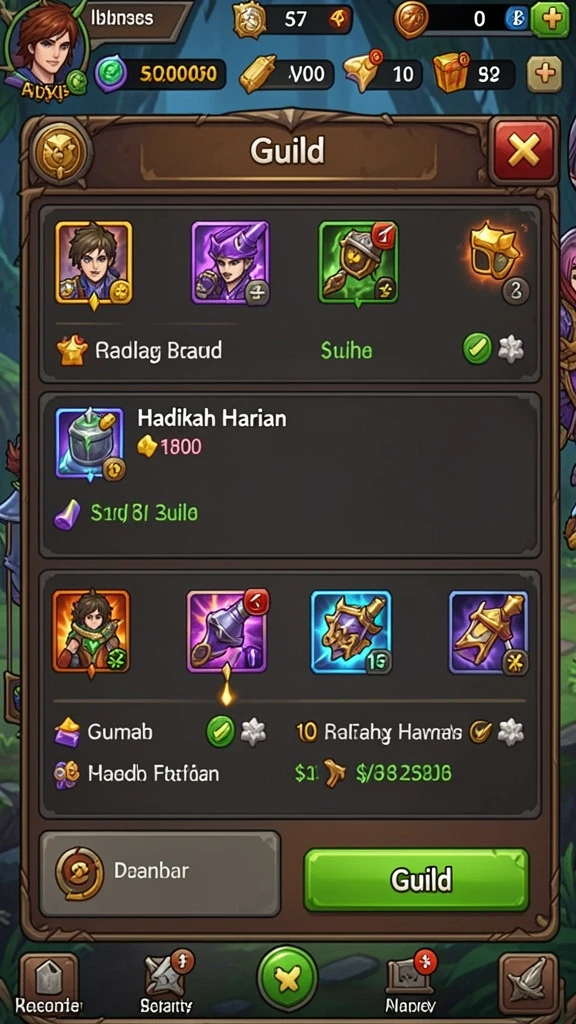 Screenshot fitur mode bermain yang berbeda dalam HAIKUOTK.