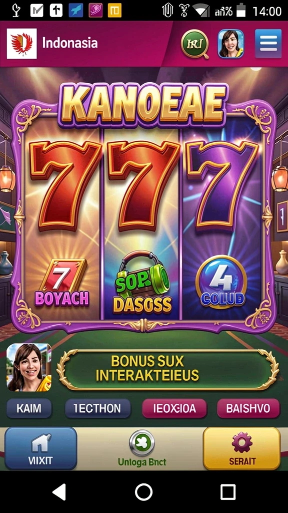 Tampilan awal game HOKILUCK yang menarik.
