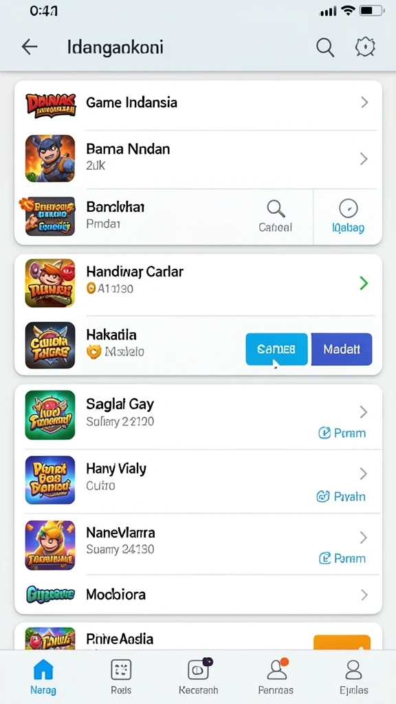 Tampilan utama aplikasi yang menarik dan user-friendly.