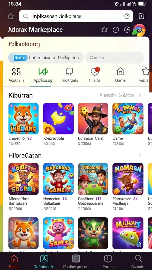 Tampilan awal JKTWIN yang menarik dan intuitif.