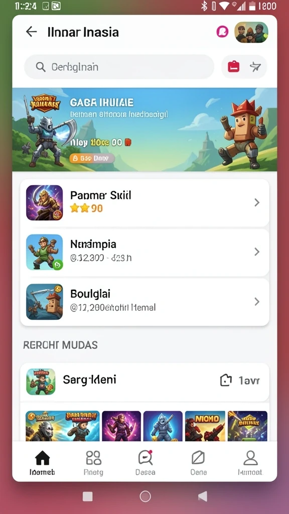 Tampilan antarmuka yang menarik dan mudah digunakan.