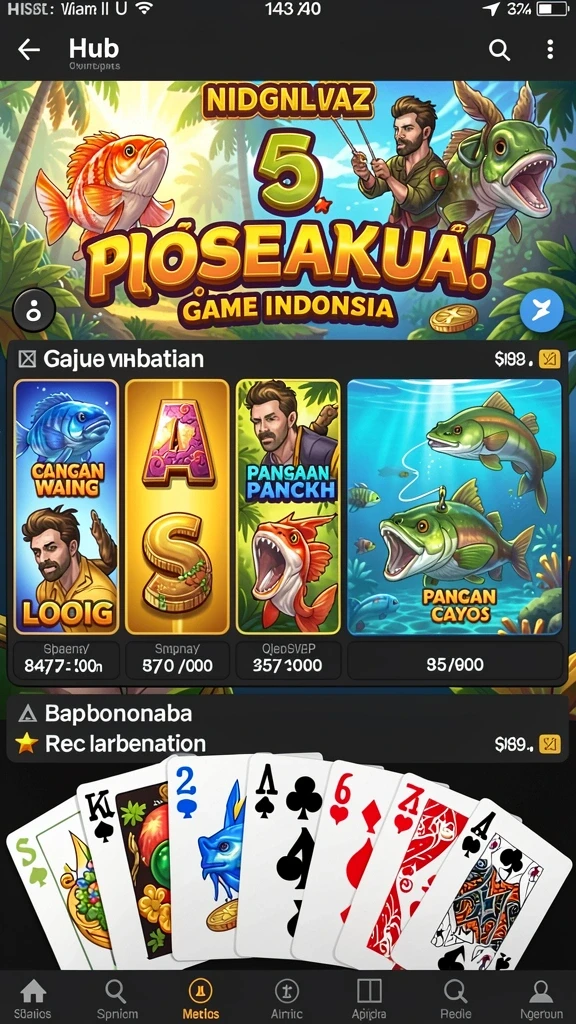 Screenshot 2 menampilkan salah satu permainan slot yang sedang berlangsung.