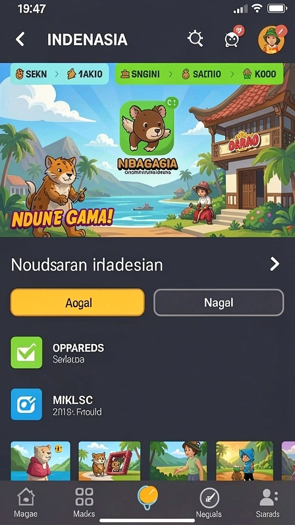 Tampilan antarmuka yang menarik dan mudah dinavigasi.