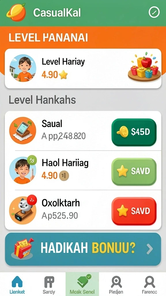 Tampilan antarmuka yang user-friendly.