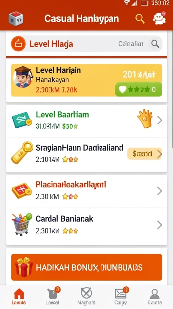 Banyak pilihan permainan untuk semua jenis pemain.