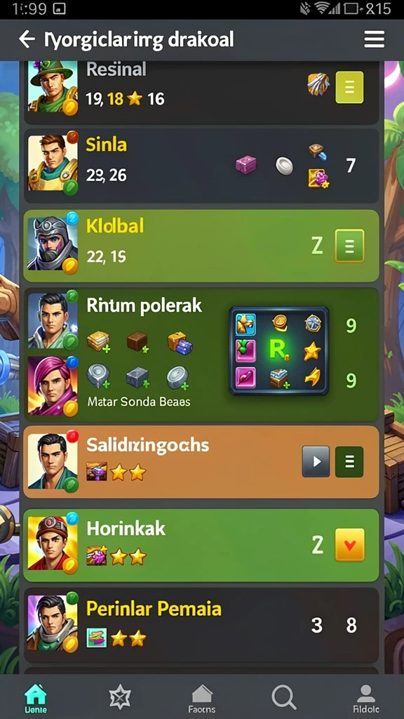 Tangkapan layar menampilkan grafik yang mengesankan dalam game.