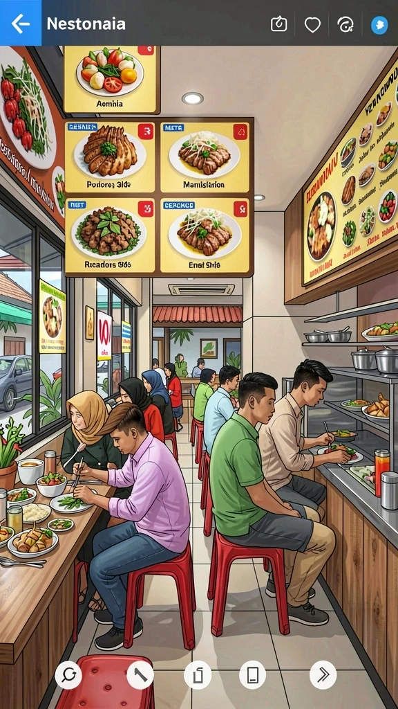Tampilan antarmuka PF777 yang user-friendly.
