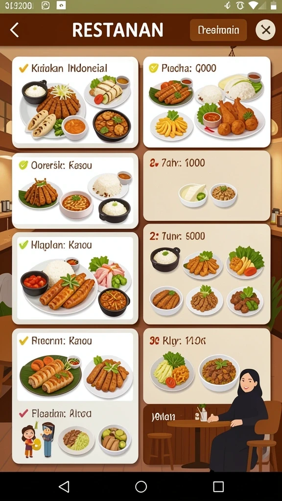 Tampilan awal permainan yang menarik.