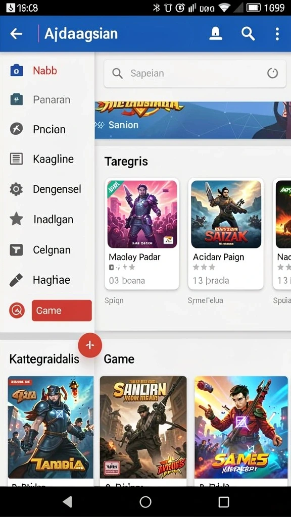 Tangkapan layar menampilkan grafis yang memukau dalam RP8.