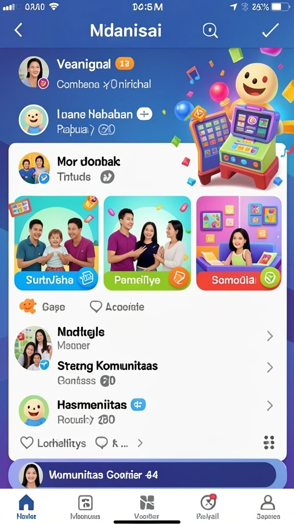 Tangkapan layar yang menunjukkan grafis menawan dalam permainan.