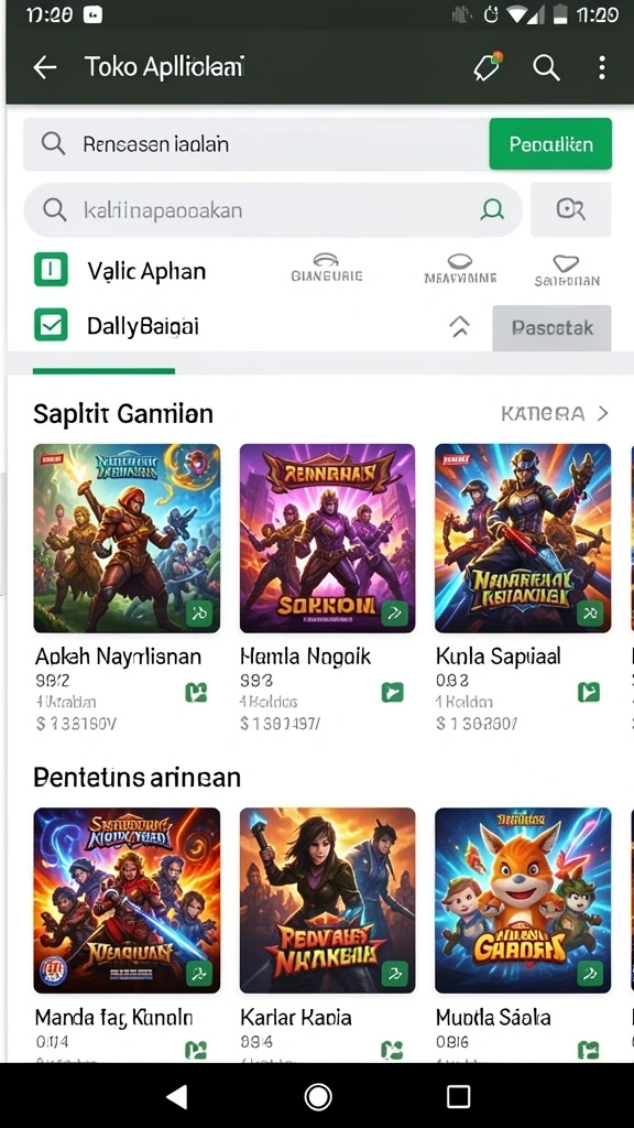 Tampilan antarmuka utama yang menarik dan mudah dinavigasi.