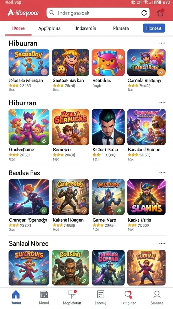 Gameplay yang seru dengan berbagai tantangan menarik.