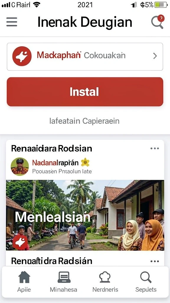 Tampilan antarmuka pengguna yang mudah dinavigasi.