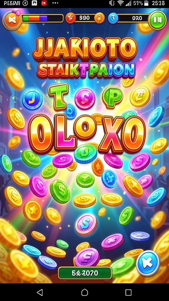 Tampilan antarmuka SPINLUCKY yang menarik.