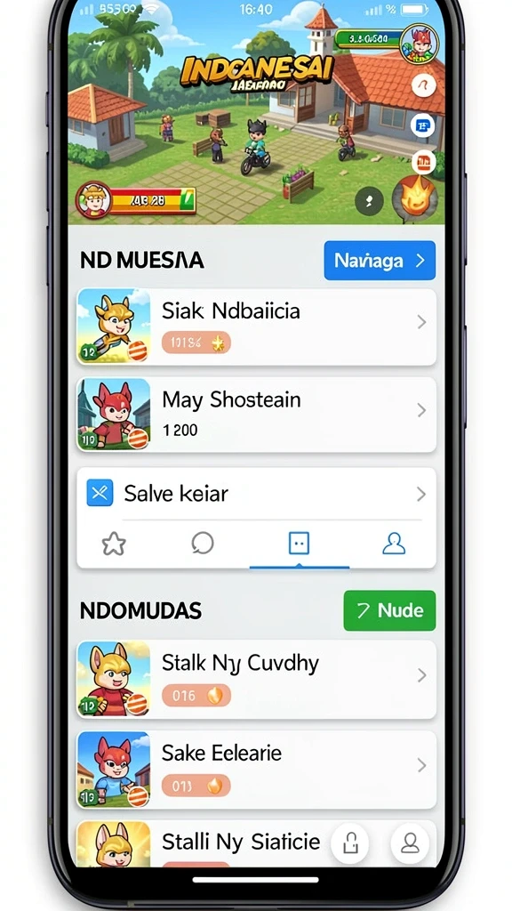 Tangkapan layar menunjukkan grafis yang memukau.
