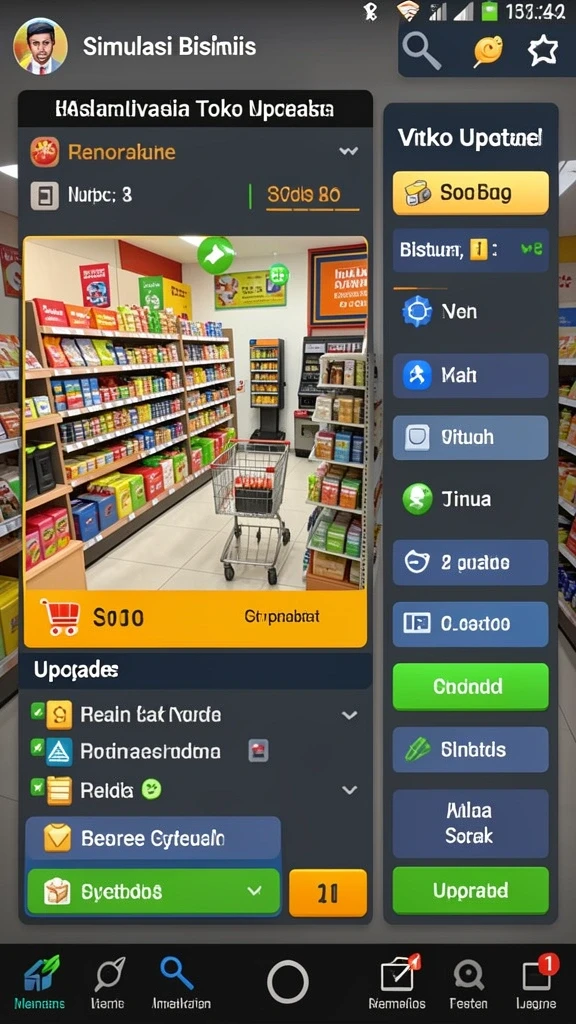Fitur chat untuk berinteraksi dengan pemain lain.